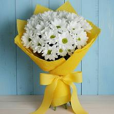 Букет цветов из:  Хризантемы в Караидель