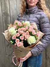 Букет цветов из:  Розы в Караидель