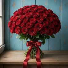 Букет Красные розы Блэк Меджик в Караидель