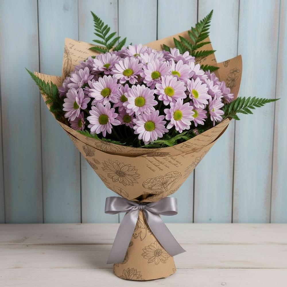 Букет цветов из: Хризантемы в Караидель