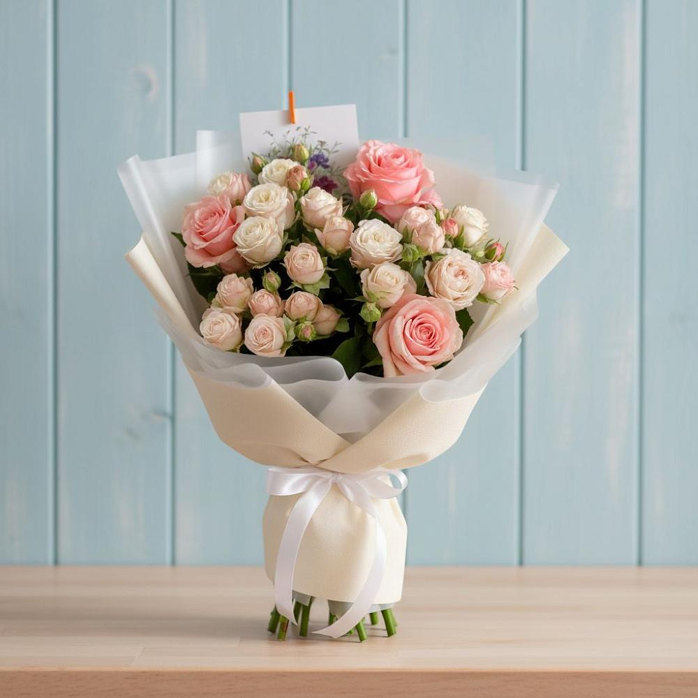 Букет цветов из: Розы в Караидель