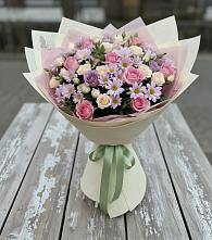 Букет цветов из:  Розы и Хризантемы в Караидель