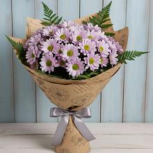 Букет цветов из:  Хризантемы в Караидель