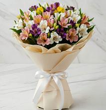 Букет цветов из:  Альстромерии в Караидель