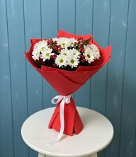 Букет цветов из:  Хризантемы в Караидель