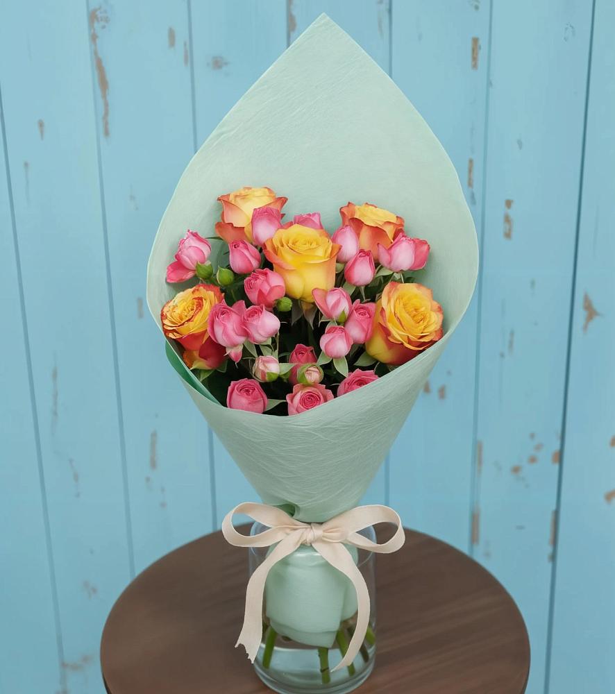 Букет цветов из: Розы в Караидель