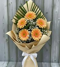 Букет цветов из:  Герберы в Караидель